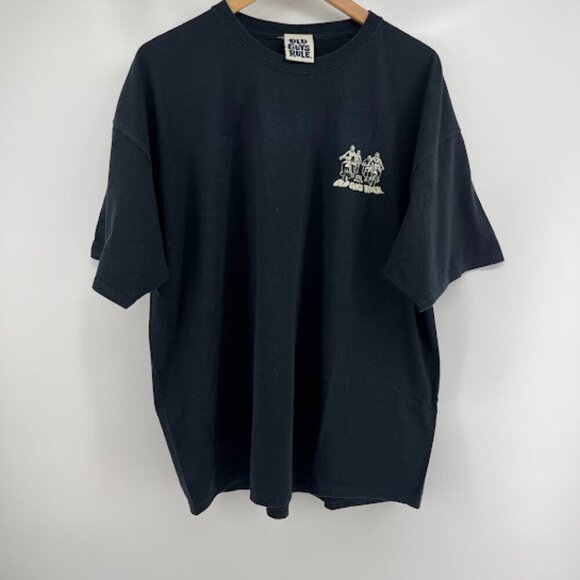 Men's 2XL Old Guys Rule Black T Shirt "Born to be Wild" Motorcycle - Picture 1 of 6